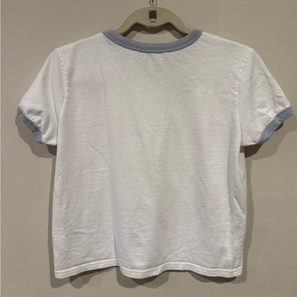 Brandy Melville White Baby Tee - Picture 2 of 2
